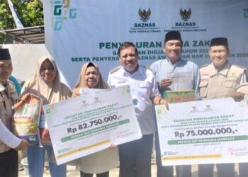 500 Mustahik Terima Santunan Baznas Pangkalpinang, Wali Kota Tekankan Amanah Zakat