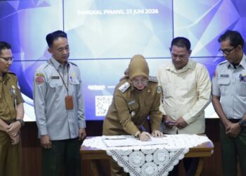 Pemkot Pangkalpinang Terima Bantuan CSR, Dua Chainsaw Dukung Penanganan Pohon Tumbang