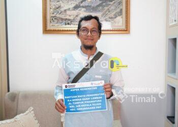 Pengobatan Hanif Berlanjut, PT TIMAH Hadir Bantu Keluarga Balita Pengidap Omfalokel