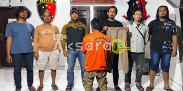 Istri Diantar Pulang Bikin Naik Pitam, Residivis Hantam Pria Pakai Linggis