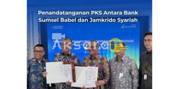 Perkuat Ekosistem Keuangan Syariah, Bank Sumsel Babel Gandeng Jamkrindo Syariah
