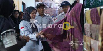 Perkuat Ekonomi Kreatif, PT TIMAH Dampingi Perajin Rumah Batik Kundur